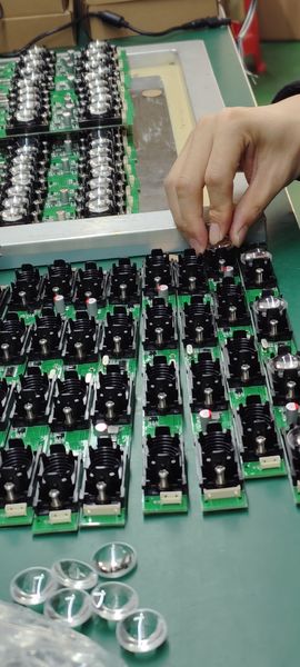 Shenzhen Jutai Comm Co., Ltd. ligne de production du fabricant