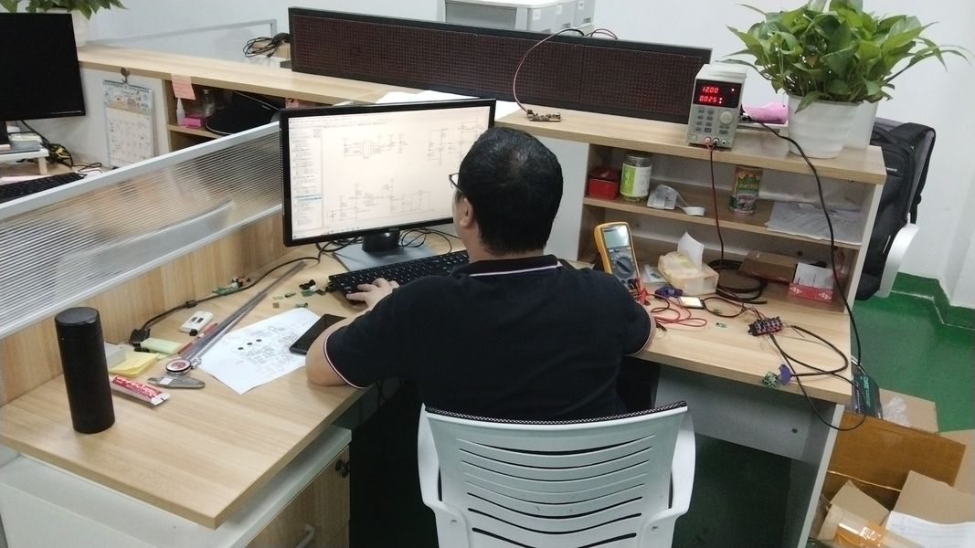 Shenzhen Jutai Comm Co., Ltd. ligne de production du fabricant