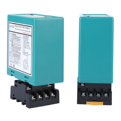 Détecteur de boucle de véhicule à canal unique LD-100 avec portée 20-2000μH, 16 niveaux de sensibilité et réinitialisation automatique pour les portes de barrière de stationnement