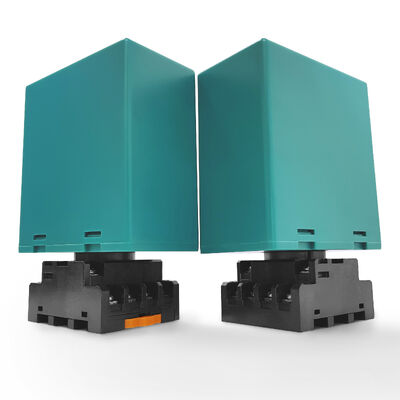 Détecteur de boucle de véhicule à canal unique LD-100 pour portes de barrière de stationnement avec portée 20-2000μH, 16 niveaux de sensibilité et réinitialisation automatique