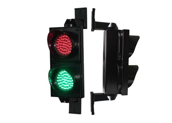 JUTAI JD112HF-C 100 mm Feu de circulation LED rouge et vert IP65 pour les portes de barrière de stationnement et le contrôle d'accès