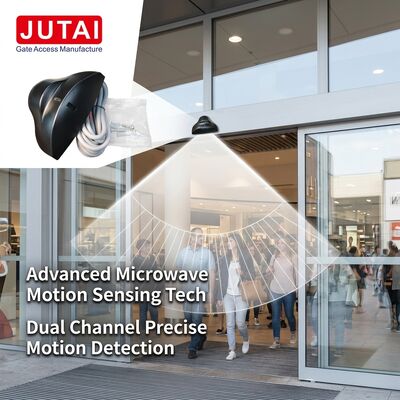 RD24-4 Capteur de mouvement automatique de porte en verre 5m Hauteur d'installation Double canal