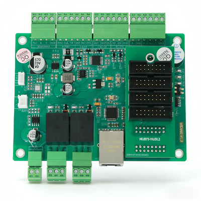Contrôleur d'affichage LED multi-interface NED200 avec Ethernet MQTT RS485 RS232 Wiegand HUB75 pour systèmes de stationnement